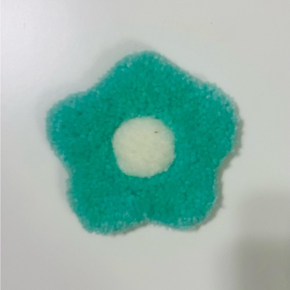 Bright blue flower coaster (look at description for more info) - Picture 1 of 5